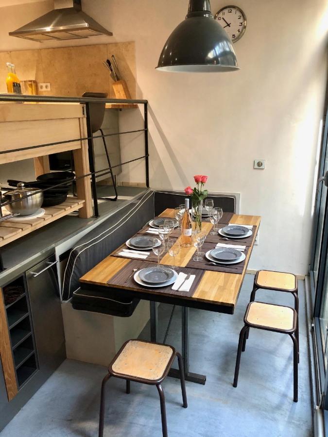 Magnifique Loft Appartement Chalet Climatise Buttes Chaumont Paris Exterior foto